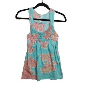 Anthropologie C. Keer Smocked Tank - Size S - EUC